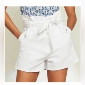 Veronica beard nori high-Waist White Women's Shorts